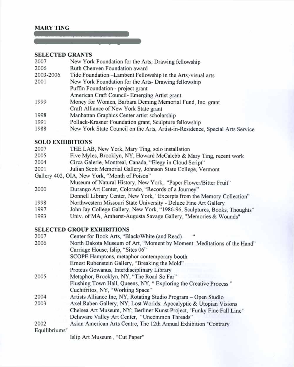 ting mary selected document artasiamerica a digital archive